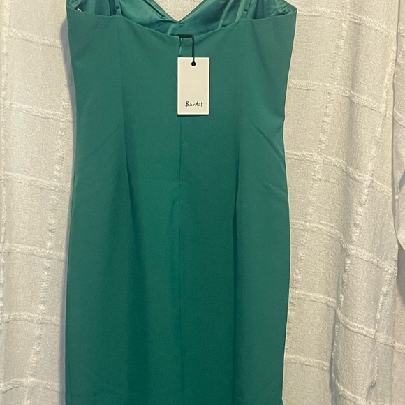 Bardot Teal Dress - Picture 7 of 11